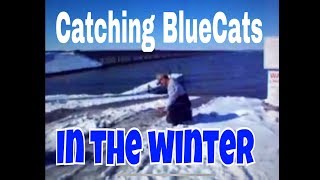 Catching Blue Catfish in the cold winter months