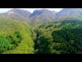 赤川登山口からの くじゅう連山 ドローン撮影 4k 20170511 drone video of kuju mountain range