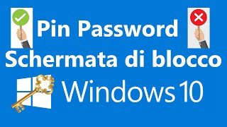 Rimuovere Pin - Password - Schermata di blocco da Windows 10 [HD]