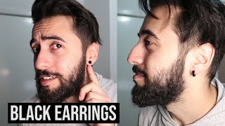 3 Black Earring Styles