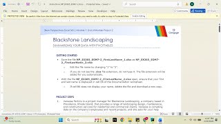 New Perspectives Excel 365 | Module 7: End of Module Project 2 Blackstone Landscaping