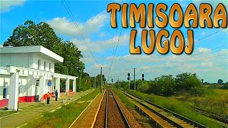 TIMISOARA-LUGOJ Cab view -Dalla Cabina-En Cabine-Führerstandsmitfahrt-Treni-Trenes-Trenler-Zug-Tog