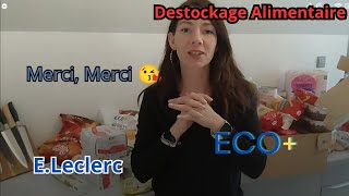 ✨ Retour de courses ✨ Merci !!  #économie #haul #famille #astuces #leclerc #gratuits #alimentaire