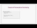 What is Polymorphism