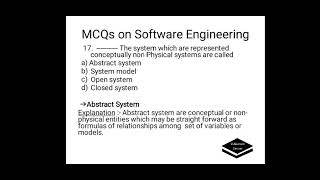 MCQs on Introduction to Software Engineering and Process Models for Online Examination