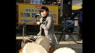 💞중년美女 🥁김민서 장구난타 춤사위 🎶 신나고 시크한 보이스 ^트로트메들리^