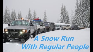 Another Hangover Run Video ~ Snow Wheeling In The Oregon Cascades