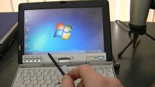 Windows 7 Pro On Old Tablet | Fujitsu P1510D