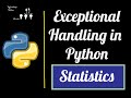 Errors and Exceptions in Python- Data Science with Python