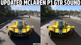 Forza Motorsport (2023) - Updated McLaren P1 GTR Sound in Update 14