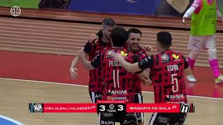 Resumen #PrimeraDivisiónFS | Viña Albali Valdepeñas 4-4 Wanapix Sala 10 Zaragoza | Jornada 9