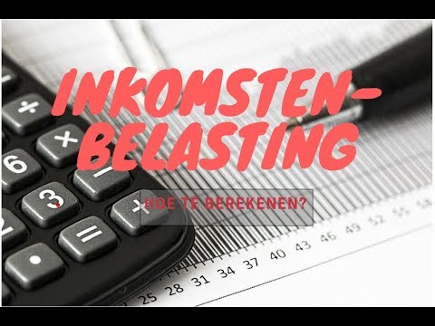 Berekenen Inkomstenbelasting (box 1) - Economie - YouTube