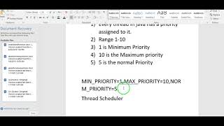 What are Thread Priorities in java?