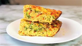 Eggs with Broccoli | Easy and Healthy Broccoli Egg Casserole | Easy Breakfast