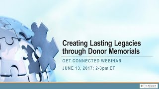Creating Lasting Legacies through Donor Memorials