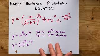 Maxwell-Boltzmann Distribution Equation: Mass and Temperature Effects