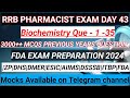 BIOCHEMISTRY & CLINICAL PATHOLOGY PREVIOUS YEARS QUESTION|RRB|DSSSB| ESIC| AIIMS|DHS@Rupalipharma