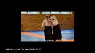 Aikido with blindfold- British Aikido Board National Course September 2023