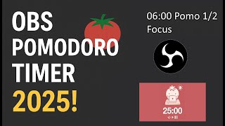 OBS FREE AUTOMATIC POMODORO TIMER (2025)