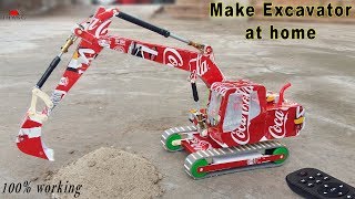 How to make Remote Control EXCAVATOR with 6 DC Motor | 100% working