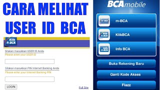 Cara Melihat User Id Bca Mobile - Homecare24