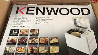 The Making of Simple White Bread with Kenwood Breadmaker BM250