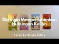 🌸 Tarot ~ Dia Ingin Mempertahankan Hubungan Kalian 🌸