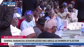 General Babangida Acknowledges MKO Abiola As Winner Of 1993 June 12 Election