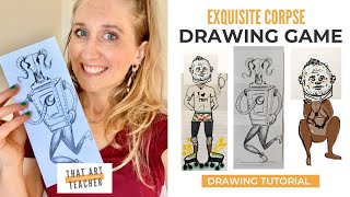 Exquisite Corpse Drawing Game