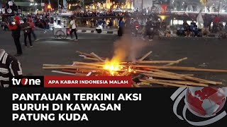 Buruh Masih Berkumpul di Kawasan Patung Kuda | AKIM tvOne