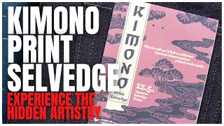 Experience The Hidden Artistry Of The Kimono Print Selvedge Denim