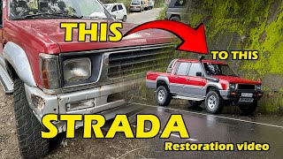 MITSUBISHI STRADA full restoration video & TEST DRIVE  | SL Chop Shop |