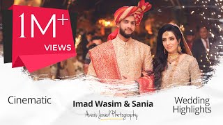 Imad Wasim Complete Wedding Highlights | Celebrity Wedding 2020 | Pakistani Wedding || Imad & Saniya