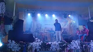 Ujagori ei rati live perform by Krishna Barman