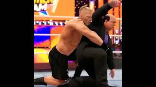 Brock Lesnar Give Triple German Suplex To Paul Heyman In WWE 2K22 #shorts #brocklesnar #viral