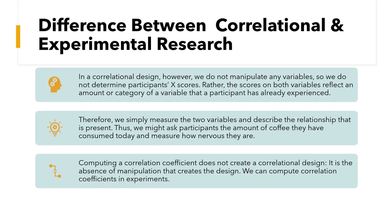 Difference Between Correlational & Experimental Research (Research ...