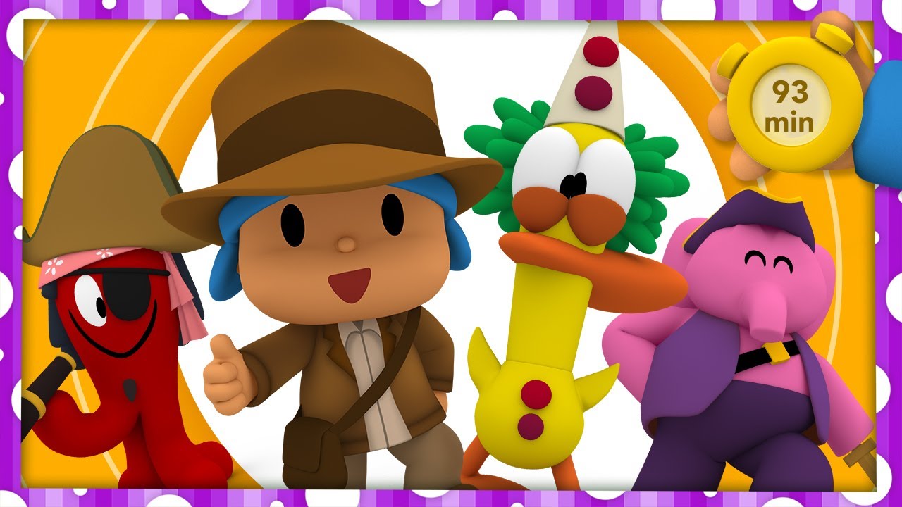 🤠 POCOYO AND NINA - Costume Festival [93 Minutes] | ANIMATED CARTOON ...