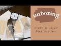 unboxing cloth and paper june sub box