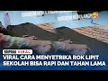 Viral Cara Menyetrika Rok Lipit Sekolah Bisa Rapi dan Tahan Lama