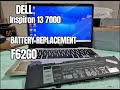 How to replace battery DELL INSPIRON 13 7000