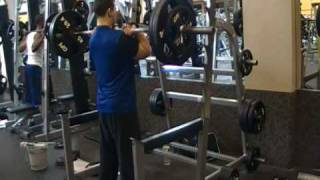 Daniel Macari 275lb Front Squat 3 Reps 6/12/2010