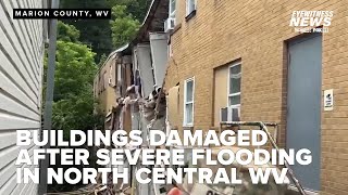 Apartment complex washed away in amid heavy rain, flooding in West Virginia