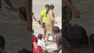 Cox's Bazar sea beach swimming video. #shortsfeed #shortvideo #viralvideo