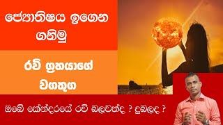 රවි ග්‍රහයා ඔබේ කේන්දරෙ බලවත්ද, ravi grahaya,jothisha padama,education,sun,learning jothishaya