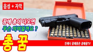 총 꿈해몽, 돈, 재물, 행운, 큰 횡재가 들어오는 총꿈, 큰 재물운 암시하는 총꿈, 위험을 경고하는 총꿈, 총 사는 꿈, 총 쏘는 꿈, 총 맞는 꿈, 예언, 예지몽