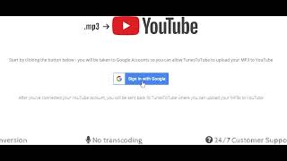 tunestotube - simple upload tutorial - how to upload an mp3 to YouTube