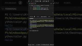 Change Text Color using colorama | Python Tutorial #python