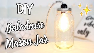 DIY / Lampe baladeuse Mason Jar 💡