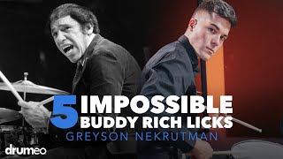 Breaking Down 5 Impossible Buddy Rich Licks