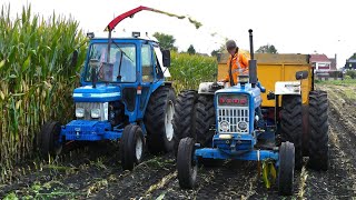 Mais oogst met 1 rijer Zweegers bij Comb. Bakker \u0026 Pieters in Sappemeer.